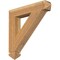 Ekena Millwork Traditional Arts & Crafts Rough Sawn Bracket, Western Red Cedar, 4"W x 24"D x 24"H BKT04X24X24TRA03RWR - alternate 1